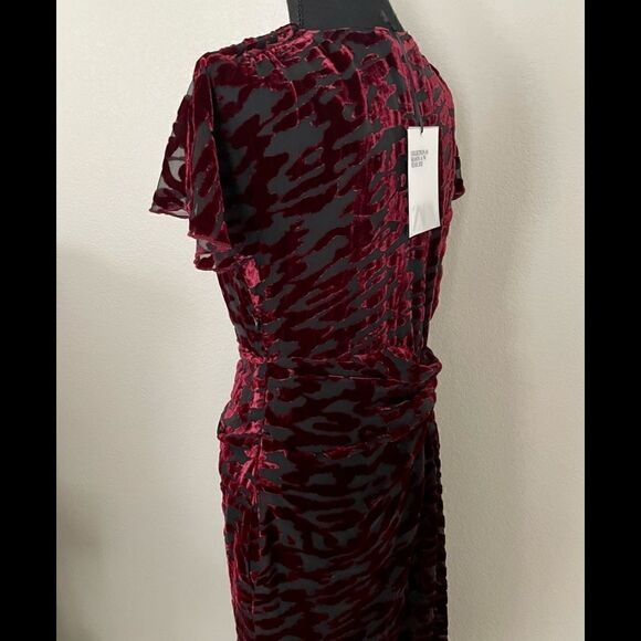 NWT Zara Draped Velvet Dress Limited Edition - Picture 15 of 16